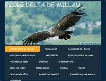 Tablet Screenshot of ecole-delta.com